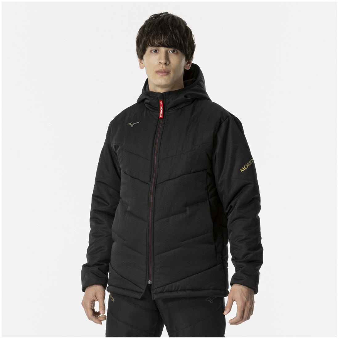MIZUNO ミズノ MORELIA パデッドウォーマージャケット(ブラック