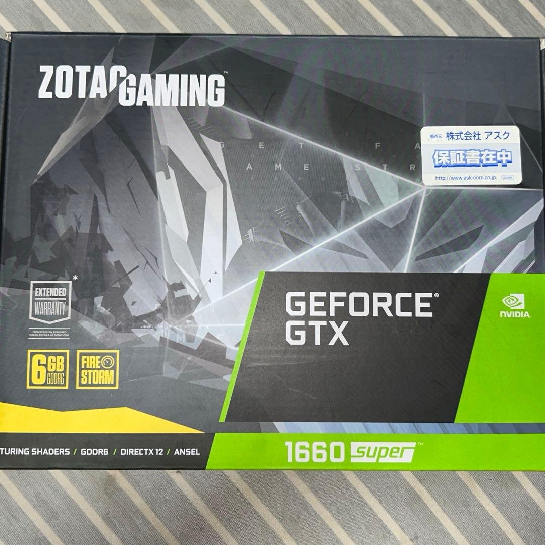 グラフィックボード・グラボ・ビデオカード ZOTAC GTX 1660 Super 6GB Amazon.com: ZOTAC Gaming GeForce GTX 1660 Super 6GB GDDR6 192-bit